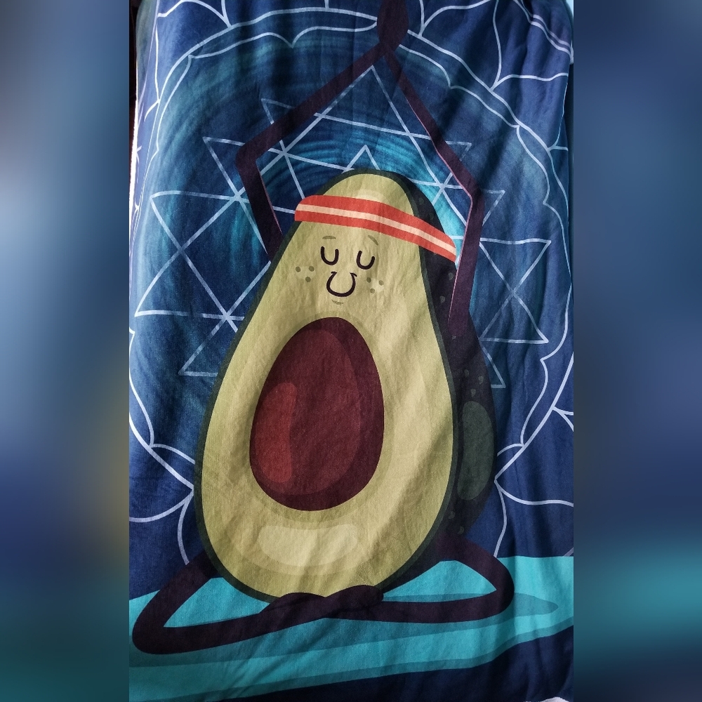 Zen Avocado Throw Blanket